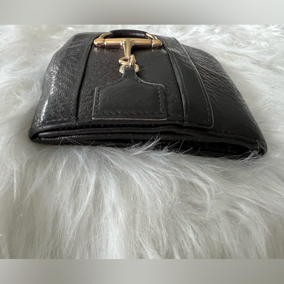 Gucci Vintage Horsebit Leather Wallet – Authenticated & Timeless Classic 🖤 - Picture 4 of 8